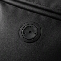 Sacs à café refermables à fond plat en plastique noir mat personnalisés avec valve unidirectionnelle pour l'emballage des grains