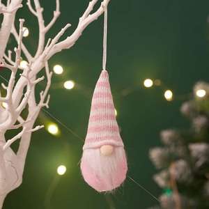 Christmas Knitted <b>Hat</b> Faceless Cartoon Forest Old Man Doll Small Pendant Promotional Gift - Product Image 5