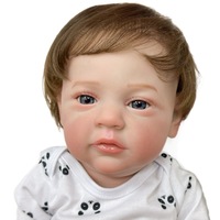 Poupée Reborn Sunnyfan, Bestseller transfrontalier, réaliste, compagnon de confort pour bébé, poupée à habiller en vinyle, jouet pour enfants LY-030