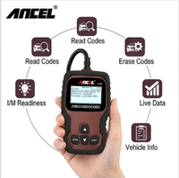 Escáner OBD2 ANCEL JP700, Lector de Códigos JOBD EOBD para Autos Japoneses Toyota, Honda, Nissan con Búsqueda de DTC y Comprobación de Listas I/M