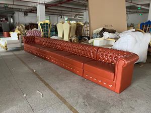 Juego de sofá de cuero Pu personalizado de fábrica, cómodo y suave, de lujo, para Bar, club nocturno, KTV, juego de sofá discoteca - Product Image 5