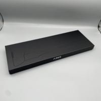 Caja de raqueta de pádel, caja de embalaje de hacha con espuma, logotipo brillante, punto UV, papel negro, regalo de cartón, tapa personalizada y embalaje de caja base