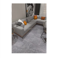 Carrelage en céramique gris foncé 750*1500 avec clips en acier inoxydable pour salle de bain, salon, escalier, entrepôt, maison, antidérapant, 10 mm