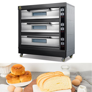 Comercial <span class=keywords><strong>convencional</strong></span> util pizza aspiradora máquina multiusos horno de tres cubiertas panadería para piso <span class=keywords><strong>microondas</strong></span> lavash - Product Image 5