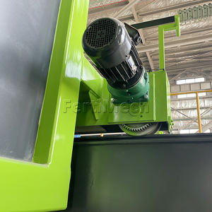 Engrais organique pour volaille 800m3/h engrais de bétail tourneur de compost à double roue - Product Image 4