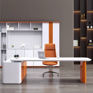 New Modern Office Furniture Latest Office Desk Luxury Office Table Designs Ceo Executive Desk Manager L Shaped Mdf Table