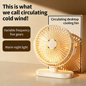 Portable USB Rechargeable Mini Desk Fan Quiet Small <b>Table</b> Cooling Fan For Home Office Bedroom Desktop Personal Air Cooler Fan - Product Image 2