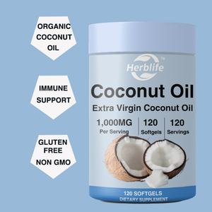 Cápsulas de Aceite de Coco de Suplementos Herbales OEM, Gran Venta para Adultos, No para Adolescentes, Niños o Mujeres Embarazadas - Product Image 4