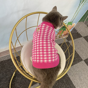 Cozy Winter Warm Soft <b>Polyester</b> Pet Sweater for Dogs and Cats Teddy Bichon Comfortable Casual Knitwear Factory Supply - Product Image 2