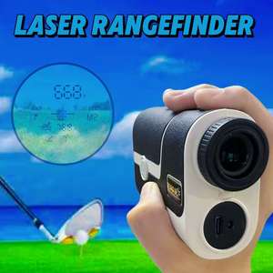 Medidor de Distância Portátil para Golfe com Ampliação de 7.0X, Alcance de 1200 Jardas, Medidor de Velocidade para Caça e Golfe - Product Image 1