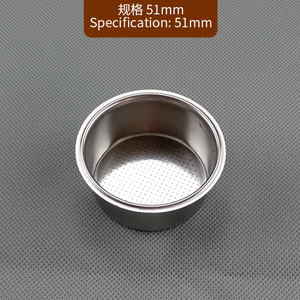 Herramientas de <span class=keywords><strong>Barista</strong></span> para Café Más Vendidas en 2023, Portafiltro de Café sin Fondo de 51 mm para Homix - Product Image 3