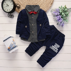 Fabrieksdirecte verkoop, goedkope prijs, populaire lente kinderkleding, 2-delige herenpakjes, groothandel <span class=keywords><strong>baby</strong></span> jongens kledingset - Product Image 4