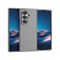 Étui de téléphone pliable en silicone véritable anti-empreintes digitales, protection intégrale, antichoc, personnalisé et tendance pour Samsung Z FOLD 4 5 6 7 8