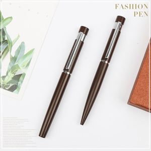 Custom High-end Luxury Business Ballpoint <b>Pen</b> Custom Company LOGO <b>Refill</b> 1.0mm Writing Smooth Temperament Brown - Product Image 3