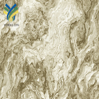 Rouleaux de papier peint en vinyle PVC imperméable texturé décoration murale de maison pour chambre et salon humidité antistatique