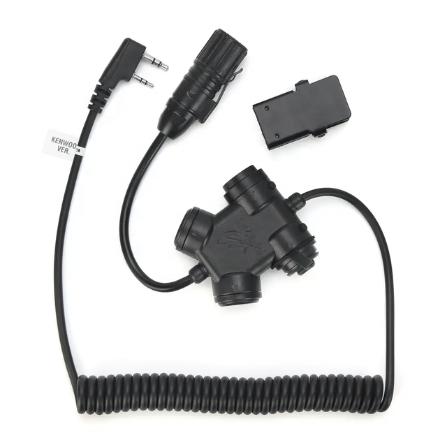 Z-TAC Headset PTT Walkie Talkie Radio Headset Accessories Adapter Tactical Ptt