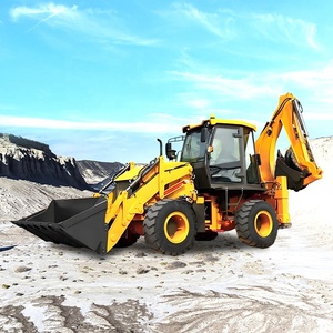 Backhoe Loader untuk Penggalian Parit Backhoe Loader Artikulasi Backhoe Loader Bekas - Product Image 4