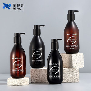Minnie 500ml Round Shoulder Pump Bottle Tender Care Comfortable Lotion <b>Shampoo</b> Packaging - Product Image 1
