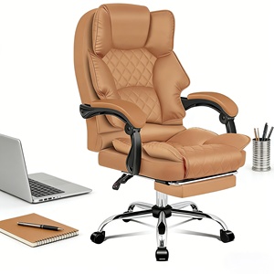 Chaise de <span class=keywords><strong>bureau</strong></span> de direction de grande taille en tissu blanc de haute qualité, confortable, capacité 150 kg, idéale pour une utilisation prolongée. - Product Image 6