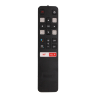 Mando a distancia de TV de voz inteligente de alta calidad para TCL RC802V RC802VN RC802VT, mando a distancia de repuesto de TV LCD, 2 unidades, 2017