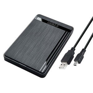 Neues Design 12mm Dicke Kunststoff 2,5 Zoll externes Festplatten gehäuse USB 3.0 Sata-Festplatten gehäuse - Product Image 1