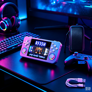 Écran IPS HD 3,5 pouces à vision complète pour console de jeu classique <span class=keywords><strong>RG353m</strong></span>, prise en charge Wi-Fi, jeux Moonlight, PSP - Product Image 1