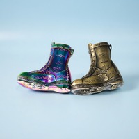 Médailles de défi 3D personnalisées en laiton antique pour la promotion de la marque d'entretien des chaussures