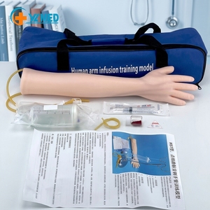 Manichino in Silicone Multifunzionale per Puntura Venosa, Modello Dimostrativo per Prelevamento Sangue e Iniezione, Certificato CE/ISO - Product Image 1