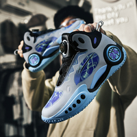 Chaussure de basket-ball américaine de marque personnalisée, baskets décontractées unisexes, tige en mesh, qualité supérieure, semelle en caoutchouc, tendance printemps automne