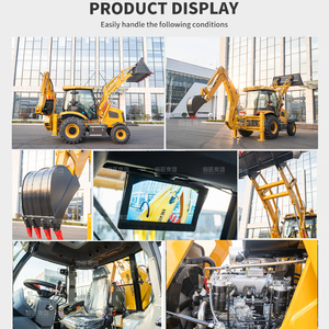Hengwang 4x4 backhoe Earth-Moving เครื่องจักรรถตักดินเครื่องยนต์ดีเซลรถตักดินขนาดเล็กรถตักดิน - Product Image 3