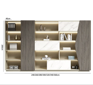 Escritorio ejecutivo moderno de lujo en forma de L para gerentes de espacio de oficina: muebles de oficina modernos y elegantes - Product Image 6