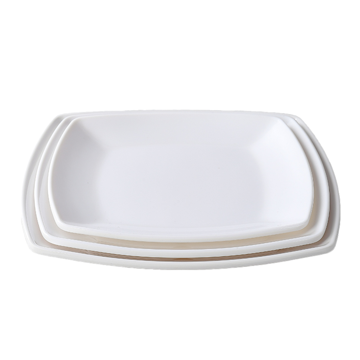 Melamine Plate with Lid Durable Versatile Tableware