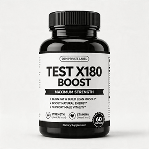 Cápsulas de Refuerzo X180 Boost ODM/OEM <span class=keywords><strong>para</strong></span> Hombres, Cápsulas de Suplemento Herbal <span class=keywords><strong>para</strong></span> <span class=keywords><strong>Quemar</strong></span> <span class=keywords><strong>Grasa</strong></span> y Aumentar la Energía - Product Image 1