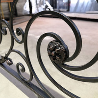 Usine vendant directement des conceptions de garde-corps d'escalier modernes en fer forgé