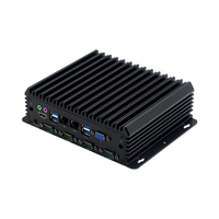 Phoenix terminal anti-ingérence rs232 rs485 2 gigabit ethernet industriel sans ventilateur pc mini ordinateur 12v