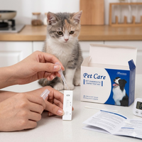 Schnelltest-Kit für Infektionskrankheiten bei Hunden mit Hoher Spezifität Gesundheitsscreening-Testkarten für Tierärzte