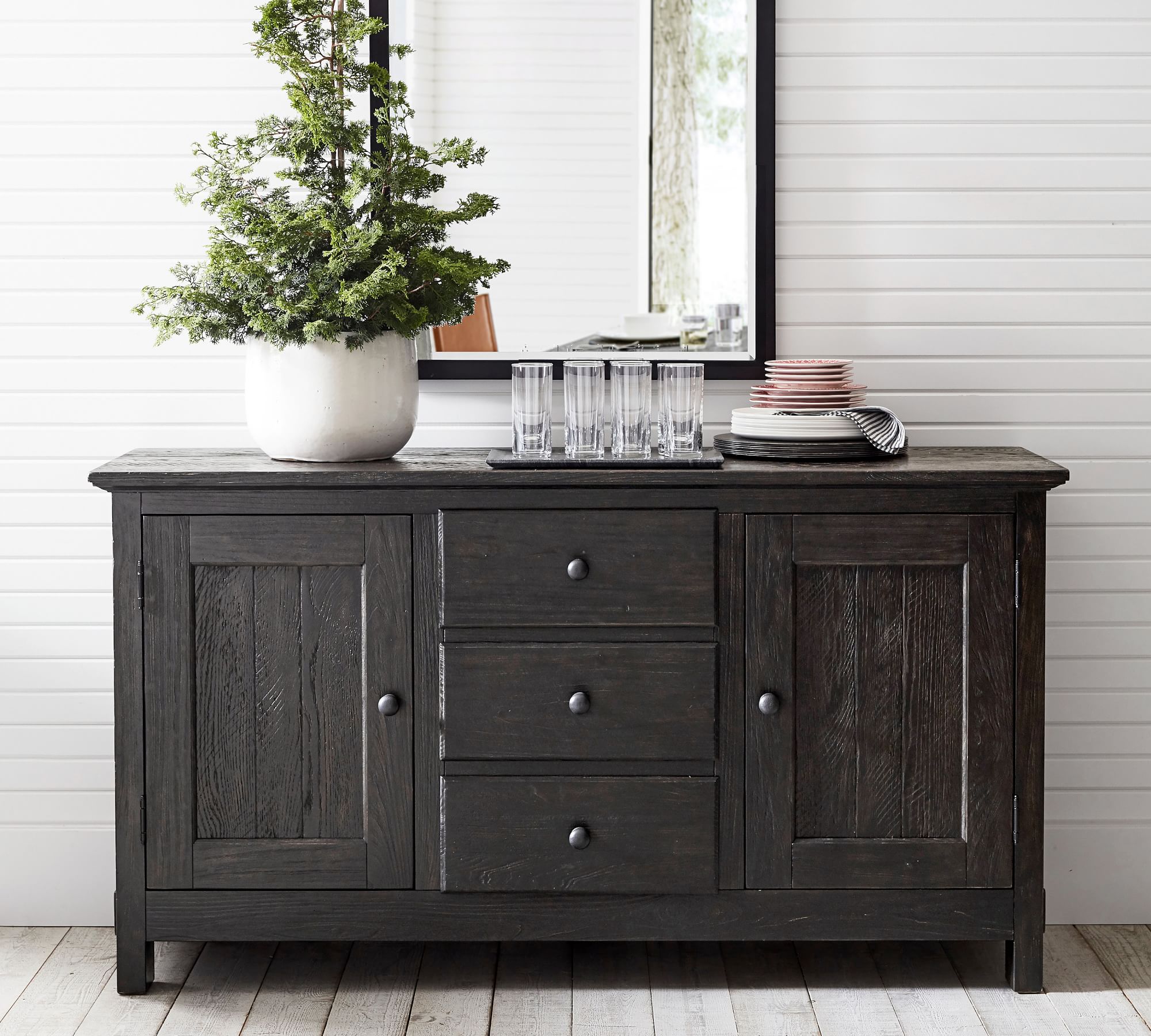 buffet cabinet wood modern luxury indoor furniture 66
