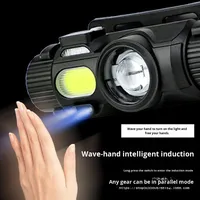 Nouveau populaire mineur phare puissant phare LED en cours d'exécution Rechargeable lampe frontale lampe frontale lampe de poche