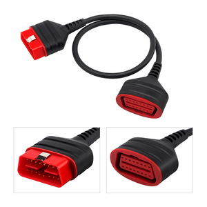 Cable de Extensión OBD2 de 30 cm, Lector de Códigos Rojo, Adaptador de Diagnóstico para Automóvil con Pantalla LED, Garantía de 36 Meses para Escáner Universal - Product Image 4