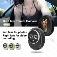 Nouvelle mini caméra à double objectif S86S 2026, écran HD de 1,47 pouces, caméra d'action POV, batterie de 400 mAh, caméra de poche