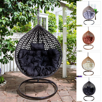 Nouvelle chaise suspendue moderne en rotin tressé pour extérieur, durable, pour patio, balançoire, hamac, jardin, terrasse, balcon, fauteuil œuf de loisirs
