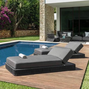 Luxury Patio Outdoor Daybed Aluminum Outdoor <b>Sunbed</b> Chaise Waterproof Sun Lounger Chair for Pool Side - Product Image 2
