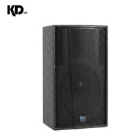 Haut-parleur de monitoring de scène passif large bande avec woofer 15 pouces et tweeter 44 cœurs, 400W AES, impédance 8 Ohm, en contreplaqué de bouleau, pour voix claires