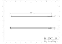 Vente en gros 2 pièces attaches de fixation de câble pour panneau de 1 à 3mm, extérieur dentelé, diamètre du faisceau 4-50mm