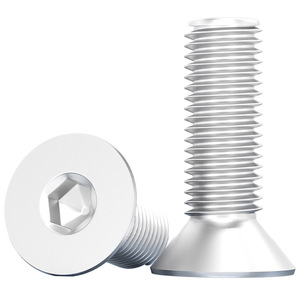 Tianzhuo Hardware Aluminum Alloy Countersunk <b>Socket</b> Head Cap <b>Screws</b> M3 M4 M5 M6 Metric Grade A Level 4.8 DIN7991 - Product Image 1