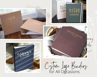Album photo personnalisé en cuir, tissu ou lin, avec pochettes, classeur à 2, 3 ou 4 anneaux et pochette intégrée