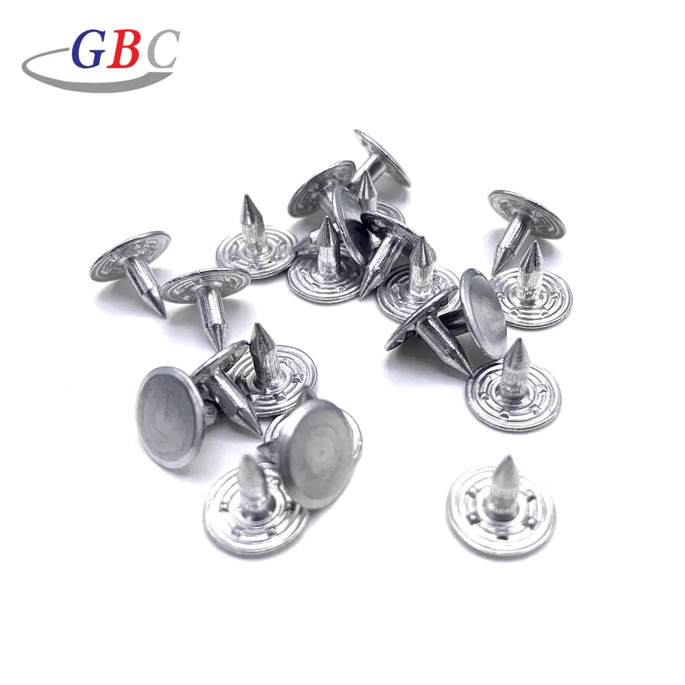 Clavos de aluminio para Vaqueros, botones, diferentes tamaños, 7,5mm, venta directa de fábrica