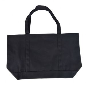 Grand sac fourre-tout en toile réutilisable et robuste pour les courses, avec logo personnalisé imprimé et motif lettres - Product Image 5