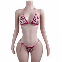 Ensemble de bikini fait main en strass, design original, vente en gros directe usine