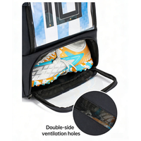 Sac à dos de sport grande capacité avec compartiment à chaussures, en nylon imperméable, pour la gym, le basketball, le football et l'entraînement